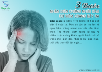 3 bước nhận diện chứng nhức đầu do viêm xoang gây ra