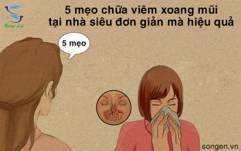 5 mẹo chữa viêm xoang mũi tại nhà siêu đơn giản mà hiệu quả